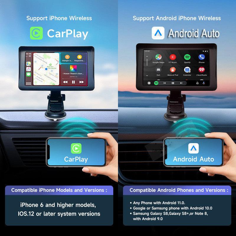 7 IPS Araba Akıllı Ekran Kablosuz Carplay Otomatik Cep Telefonu Projeksiyon Ekranı Navigasyon - Özer&Hermin