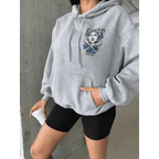 3 iplik şardonlu oversize compact kafa baskılı sweat - Özer&Hermin