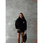 3 iplik şardonlu oversize compact ördek baskılı sweat - Özer&Hermin