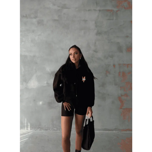 3 iplik şardonlu oversize compact ördek baskılı sweat - Özer&Hermin