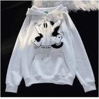 3 iplik şardonlu oversize compact peluş baskılı sweat - Özer&Hermin