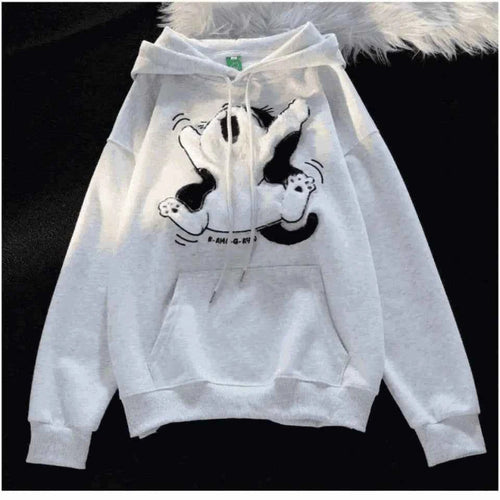 3 iplik şardonlu oversize compact peluş baskılı sweat - Özer&Hermin