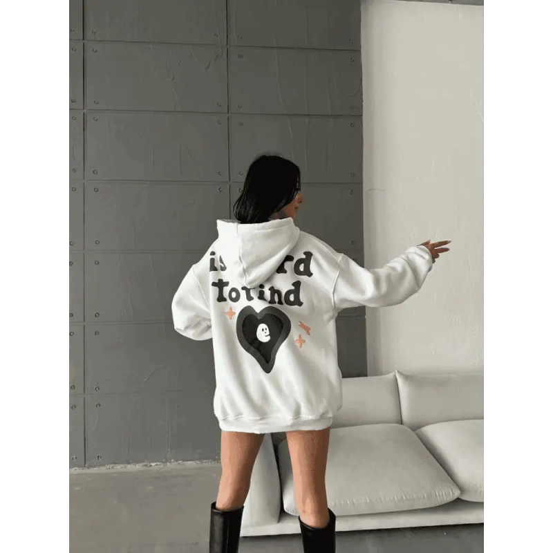 3 iplik şardonlu oversize compact true baskılı sweat - Özer&Hermin