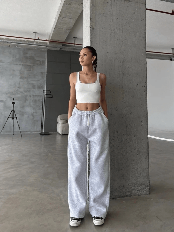 3 iplik şardonlu oversize eşofman - ÖZER&HERMİN