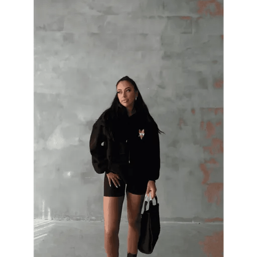 3 İplik Şardonlu Oversize Ordek Baskili Sweat - Rahat ve Şık Tasarım - ÖZER&HERMİN