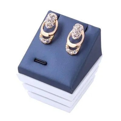 Gelin Kolye Küpe Takı 4'lü Set Özer&Hermin