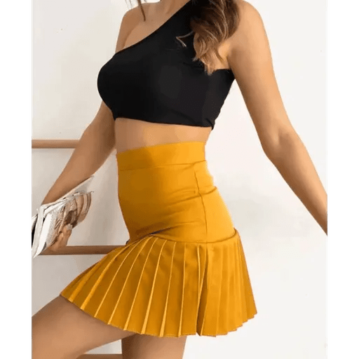 Alti Pliseli Mini Etek - Şıklığı ve Rahatlığı Bir Arada Yakalayın - ÖZER&HERMİN