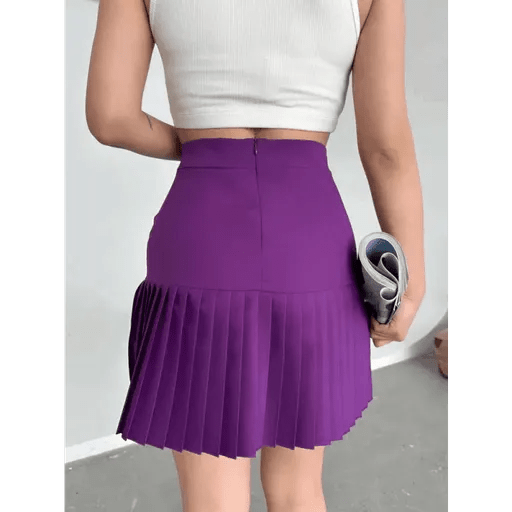 Alti Pliseli Mini Etek - Şıklığı ve Rahatlığı Bir Arada Yakalayın - ÖZER&HERMİN