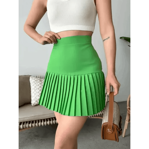 Alti Pliseli Mini Etek - Şıklığı ve Rahatlığı Bir Arada Yakalayın - ÖZER&HERMİN