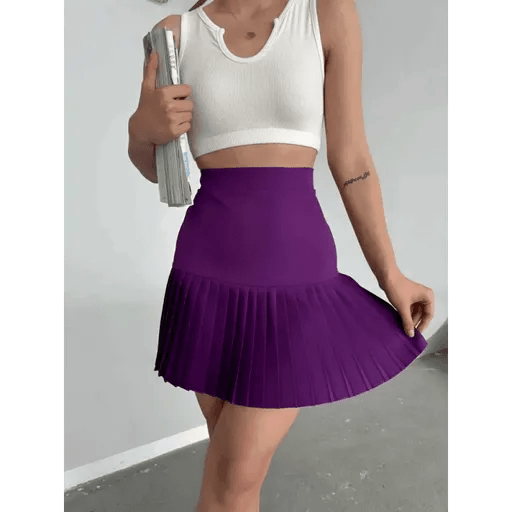 Alti Pliseli Mini Etek - Şıklığı ve Rahatlığı Bir Arada Yakalayın - ÖZER&HERMİN