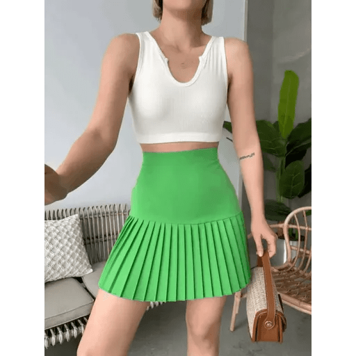 Alti Pliseli Mini Etek - Şıklığı ve Rahatlığı Bir Arada Yakalayın - ÖZER&HERMİN