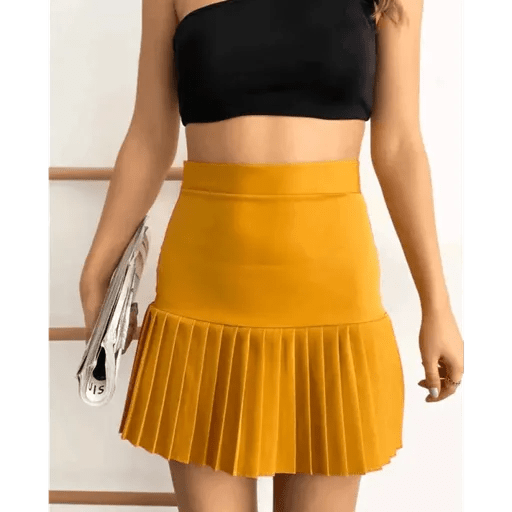 Alti Pliseli Mini Etek - Şıklığı ve Rahatlığı Bir Arada Yakalayın - ÖZER&HERMİN