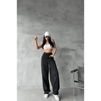 Arkadan tokalı jeans pantolon - Özer&Hermin