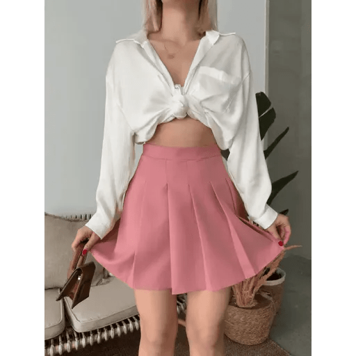 Atlas Beden Pileli Etek ile Şıklığınızı Yakalayın - ÖZER&HERMİN