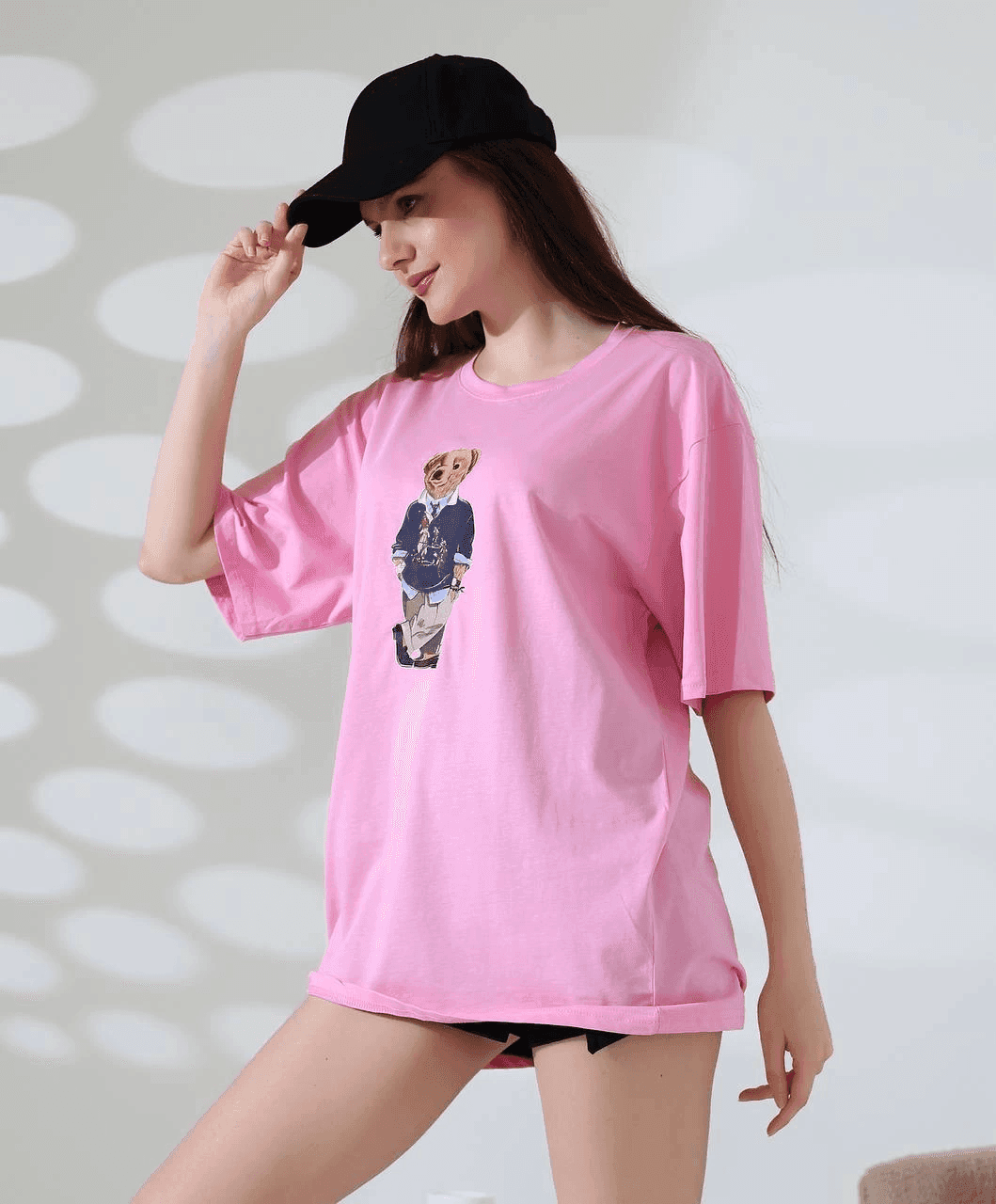 Ayıcıklı oversize tişört - Özer&Hermin
