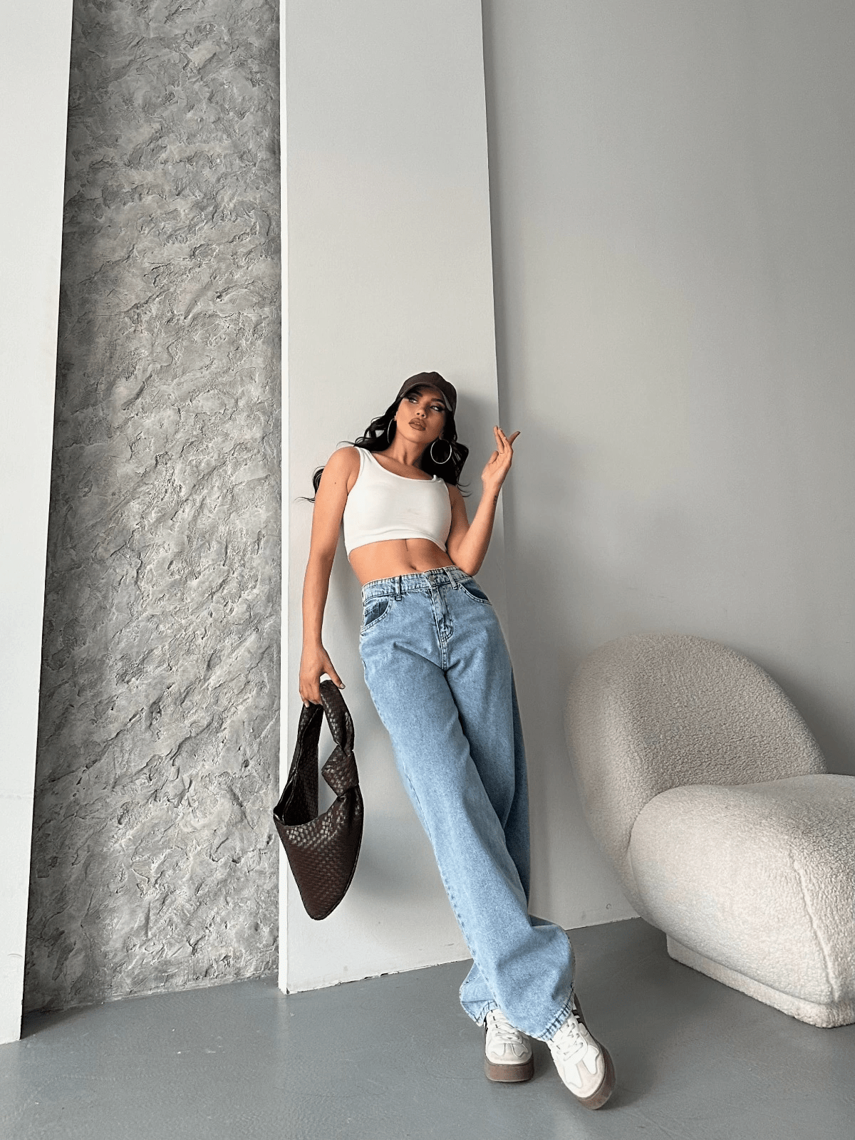 Baggy Kar Yikama Jeans Pantolon - Şık ve Rahat Tasarım - ÖZER&HERMİN