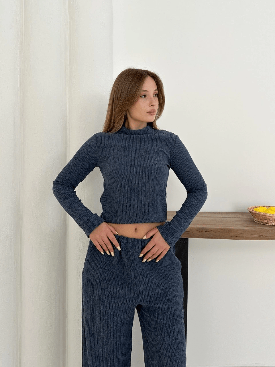 Balikci Yaka Orme Takim - Şık ve Rahat Tasarım - ÖZER&HERMİN