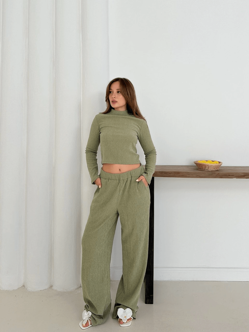 Balikci Yaka Orme Takim - Şık ve Rahat Tasarım - ÖZER&HERMİN