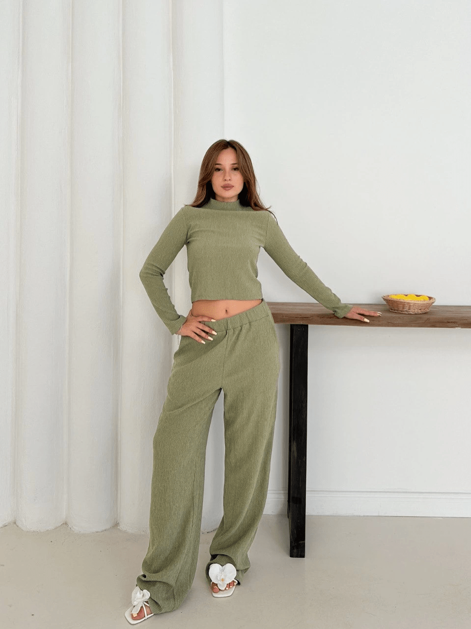 Balikci Yaka Orme Takim - Şık ve Rahat Tasarım - ÖZER&HERMİN