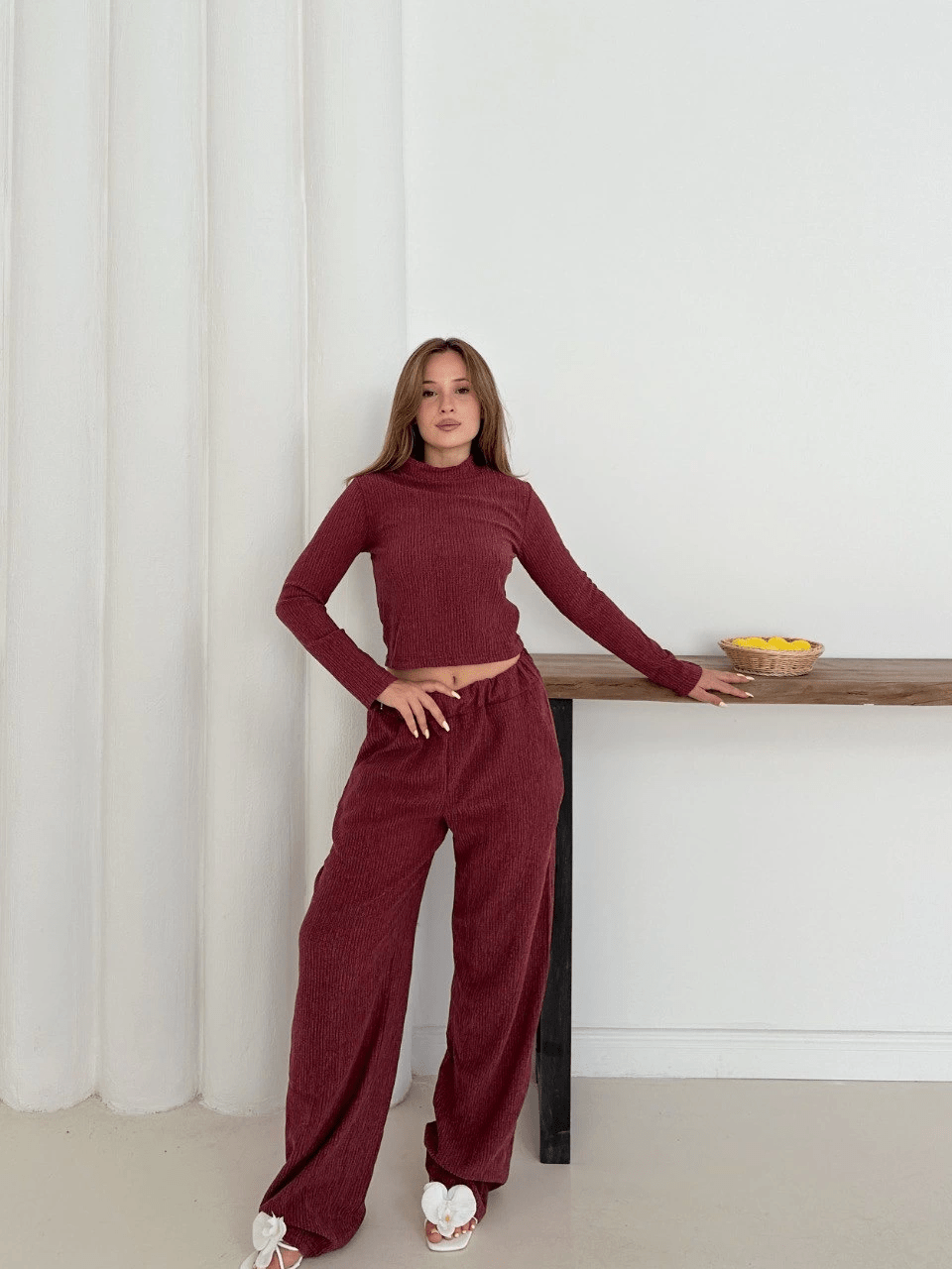 Balikci Yaka Orme Takim - Şık ve Rahat Tasarım - ÖZER&HERMİN