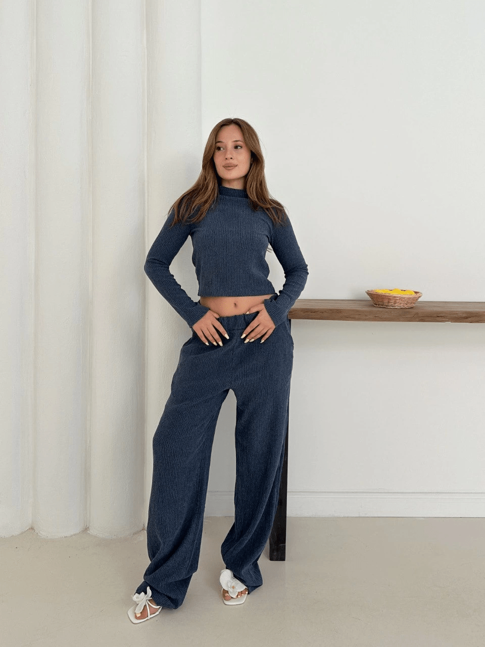 Balikci Yaka Orme Takim - Şık ve Rahat Tasarım - ÖZER&HERMİN