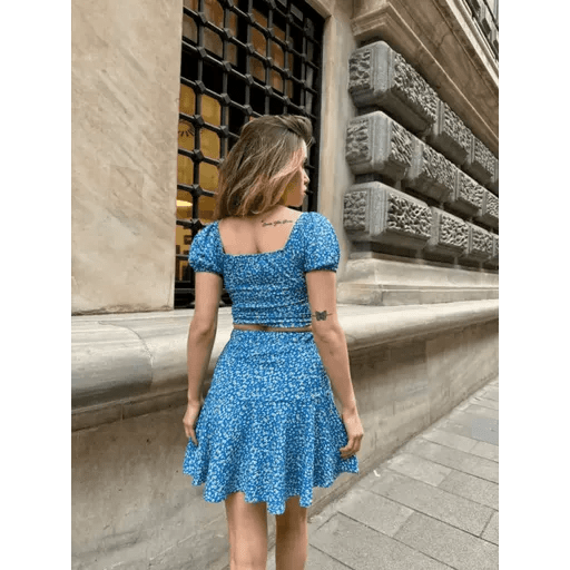 Baskılı Etekli Takım | Şık ve Rahat Moda Seçenekleri - ÖZER&HERMİN