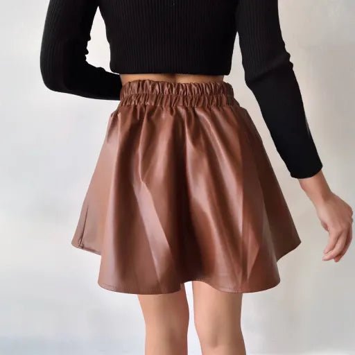 Beli Lastikli Deri Etek - Şıklığı ve Rahatlığı Bir Arada Sunar - ÖZER&HERMİN