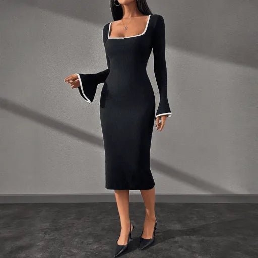 Biyeli Midi Elbise - Şıklığın ve Rahatlığın Buluşma Noktası - ÖZER&HERMİN