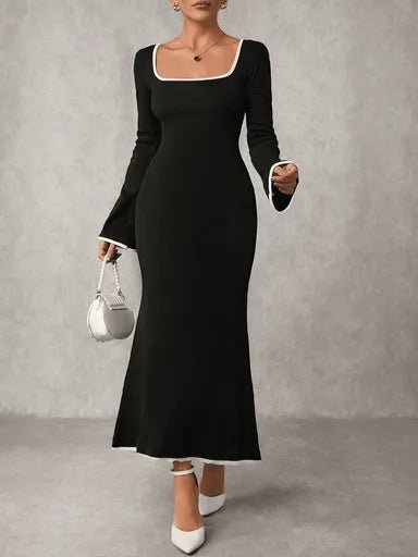 Biyeli Uzun Elbise - Şıklığın ve Rahatlığın Buluştuğu Tasarım ile Göz Alıcı Stil - ÖZER&HERMİN