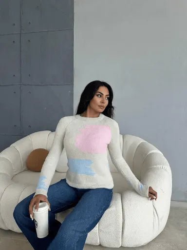 Biyikli Siyah Triko Kazak - Şıklığın ve Rahatlığın Buluştuğu Tasarım - ÖZER&HERMİN