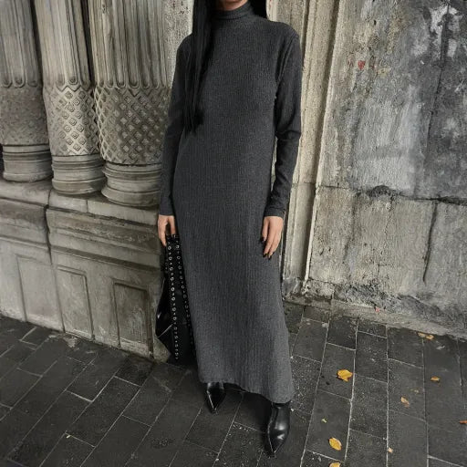 Bogazli Kalin Elbise - Şık ve Rahat Tasarım - ÖZER&HERMİN