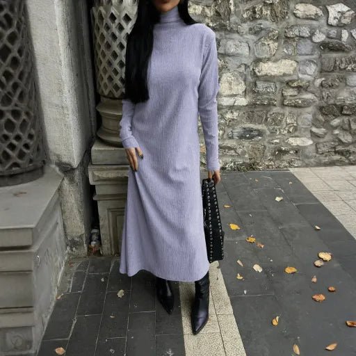 Bogazli Kalin Elbise - Şık ve Rahat Tasarım - ÖZER&HERMİN