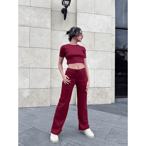 Bol Paca Pantolonlu Takim - Şıklık ve Rahatlık ile Style'ınızı Tamamlayın - ÖZER&HERMİN