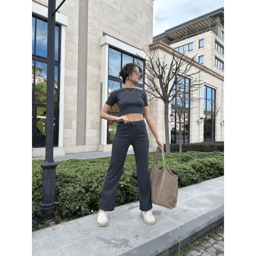 Bol Paca Pantolonlu Takim - Şıklık ve Rahatlık ile Style'ınızı Tamamlayın - ÖZER&HERMİN
