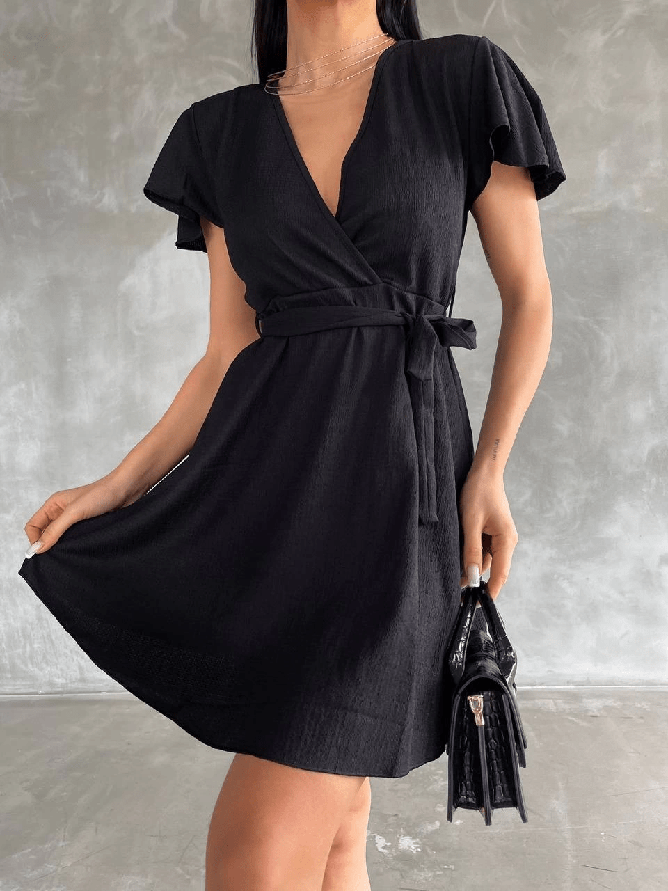 Bürümcük Kısa Elbise - Şıklığı ve Rahatlığı Bir Arada Sunan Tasarım - ÖZER&HERMİN