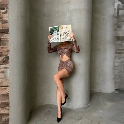 Buzgulu Etek Bluz Takimi - Şıklığı ve Rahatlığı Bir Arada Bulun - ÖZER&HERMİN