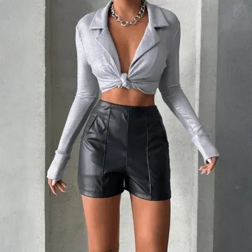 Cepli Deri Sort - Şıklığı ve Rahatlığı Bir Arada Bulun! - ÖZER&HERMİN