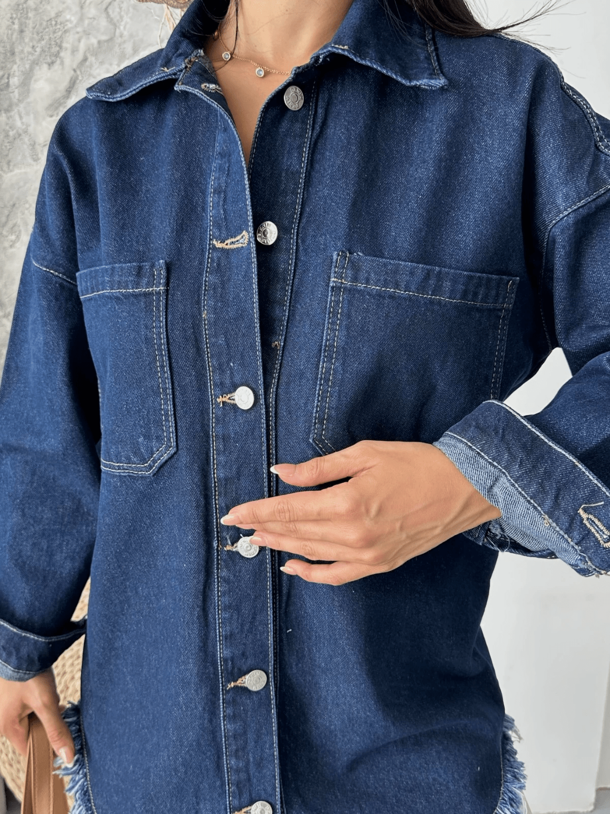 Cepli puskullu Kot Ceket - Şık ve Rahat Tasarım - ÖZER&HERMİN