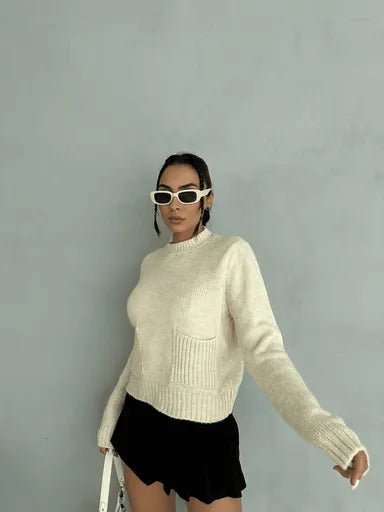 Cepli Triko Kazak - Şık ve Rahat Seçim - ÖZER&HERMİN