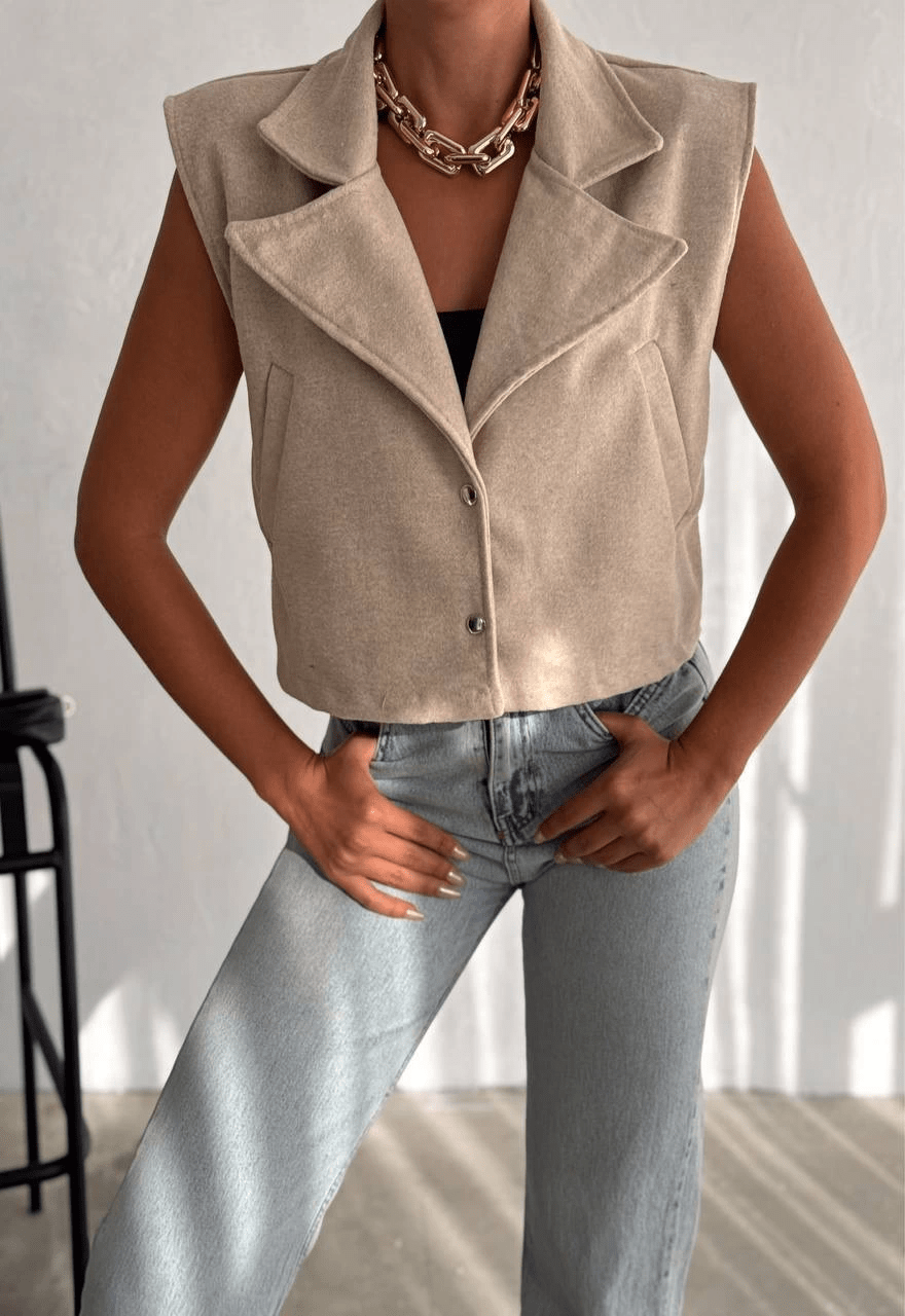 Citcitli Cepli Kase Yelek - Şıklığın ve Rahatlığın Buluştuğu Parça - ÖZER&HERMİN