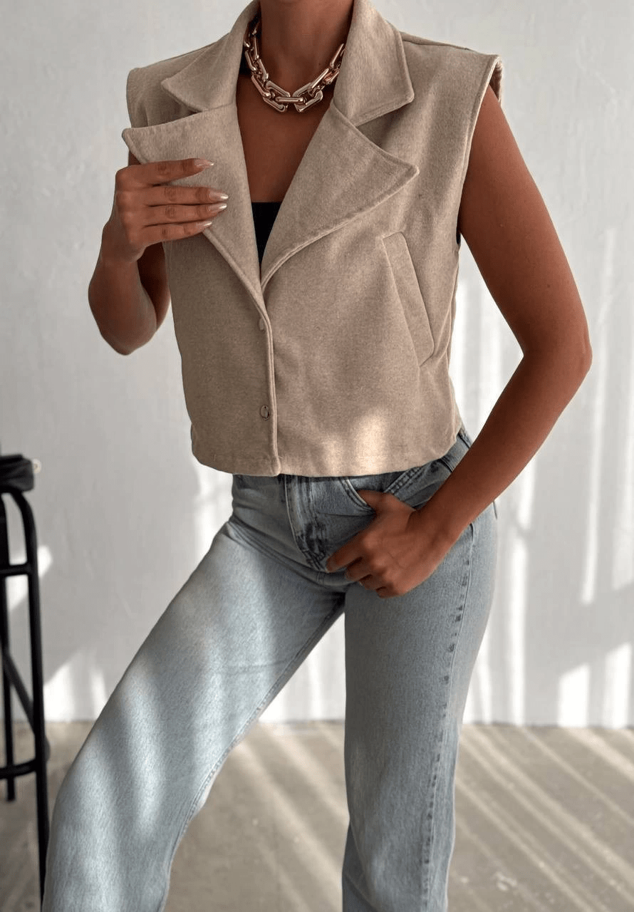 Citcitli Cepli Kase Yelek - Şıklığın ve Rahatlığın Buluştuğu Parça - ÖZER&HERMİN