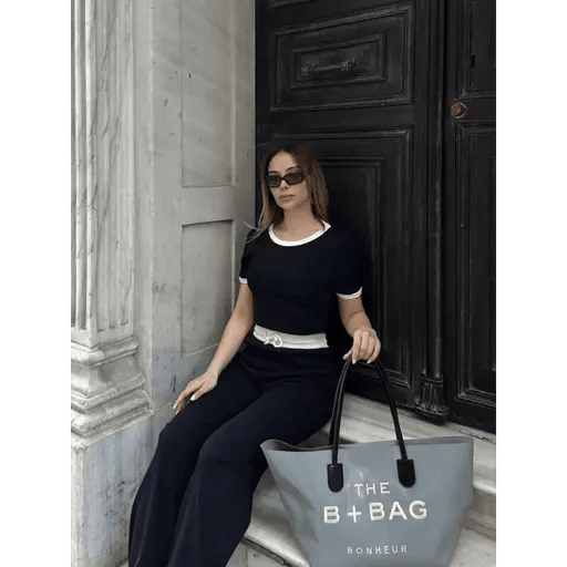 Crop Pantolon Takim - Şık ve Rahat Crop Pantolon Takımı - ÖZER&HERMİN