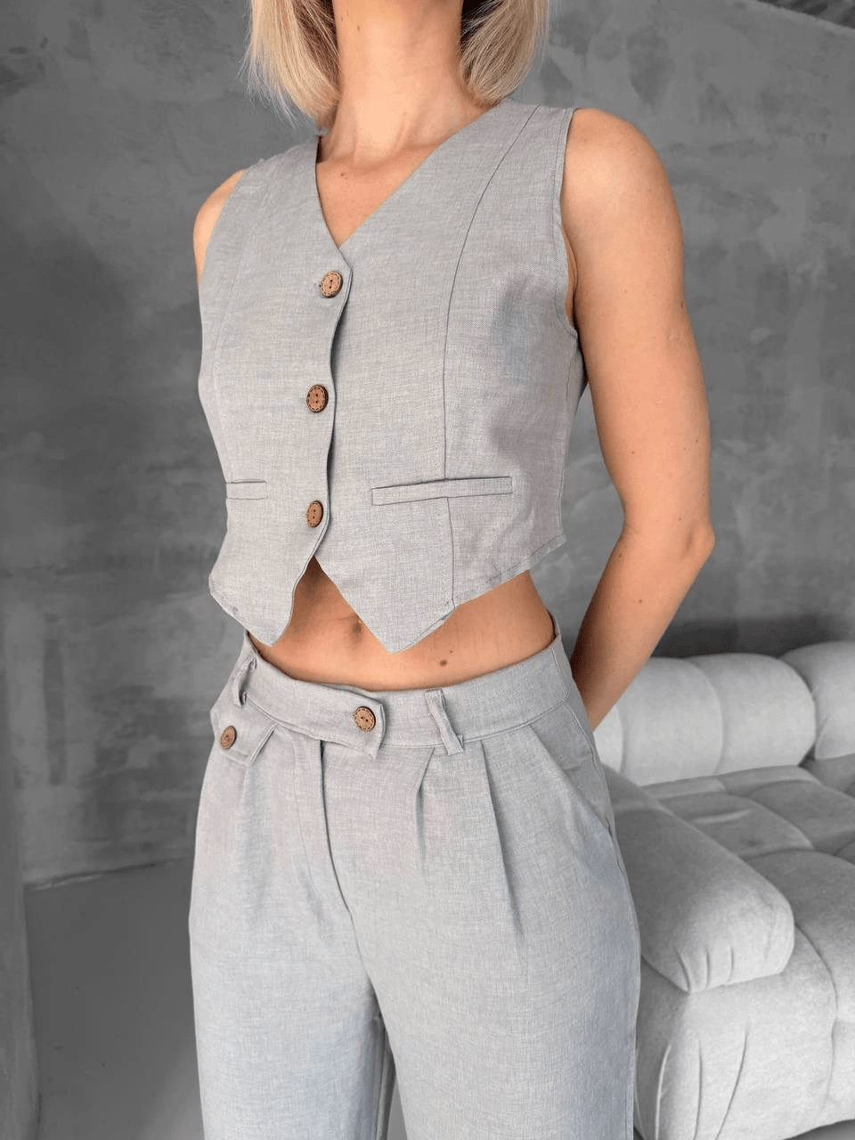 Essential Yelek Pantolon Seti - Şıklığın ve Rahatlığın Tam Adresi - ÖZER&HERMİN