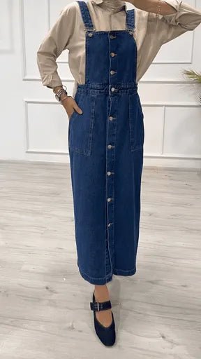 Etekli Salopet Tas Yikama ile Şıklığı Yakalayın - ÖZER&HERMİN