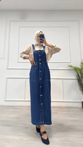 Etekli Salopet Tas Yikama ile Şıklığı Yakalayın - ÖZER&HERMİN