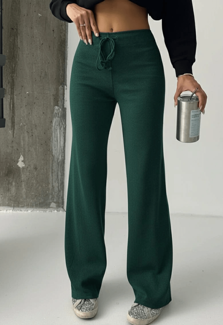 Fit comfort bej salaş pantolon - ÖZER&HERMİN