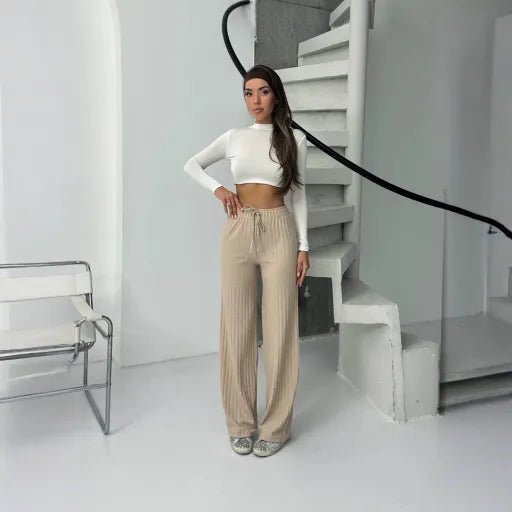 Fitilli sardonlu pantolon - ÖZER&HERMİN