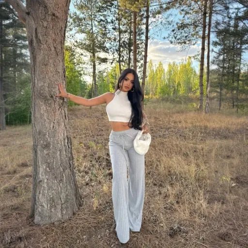 Fitilli sardonlu pantolon - ÖZER&HERMİN