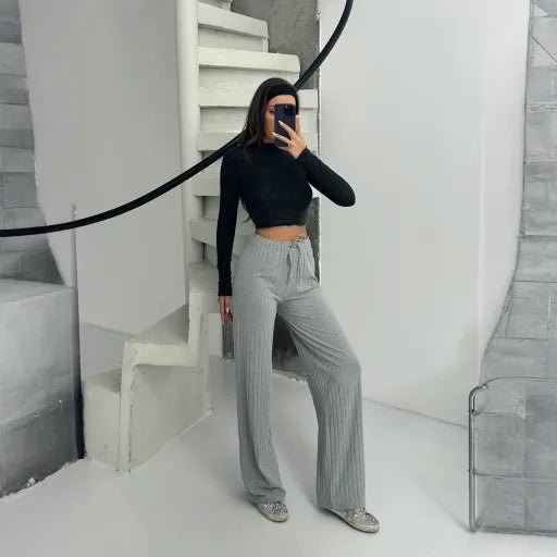 Fitilli sardonlu pantolon - ÖZER&HERMİN