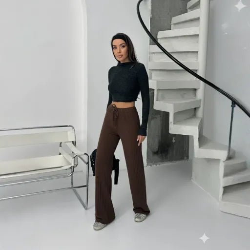 Fitilli sardonlu pantolon - ÖZER&HERMİN